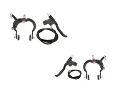 ALTA Bicycle 1080 BMX Alloy FRONT & REAR Set BLACK Side-Pull Caliper Complete