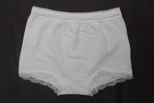 Girl's Underwear Soft Cotton 4 Colors Panties Boy-short Lace Trim Large (8/10) - Picture 9 of 10