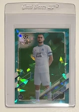 2020-21 Topps Chrome Sapphire UEFA Lucas Perrin Aqua Refractor RC # /150