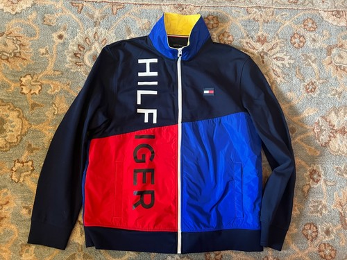 TOMMY HILFIGER MENS COLORBLOCK JACKET 