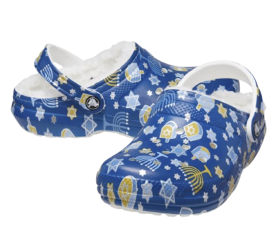 Crocs Classic Lined Hanukkah Men and Women's Clog Multi 209326-90H