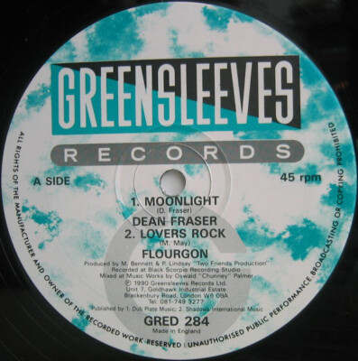Dean Fraser / Flourgon - Moonlight / Lovers Rock (12'')
