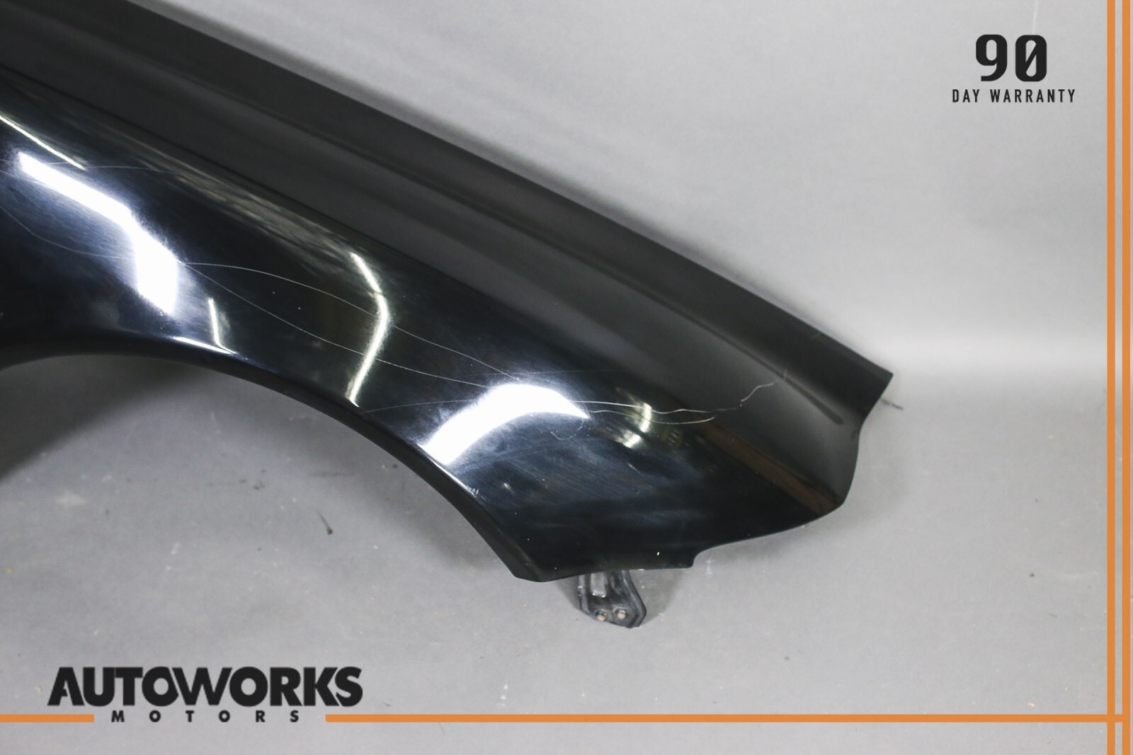 03-13 Maserati Quattroporte M139 Right Passenger Side Fender Wing Black OEM