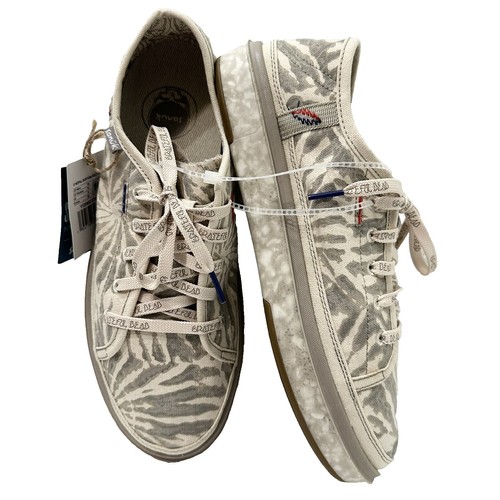 NEW SANUK PARRA CANVAS SHOES MENS 9 LOAFERS NATURAL LIGHT  display picture 2