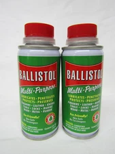 Lot of 2 - Ballistol Multi Purpose Oil Lubricant & Gun Cleaner 4 oz Liquid Can