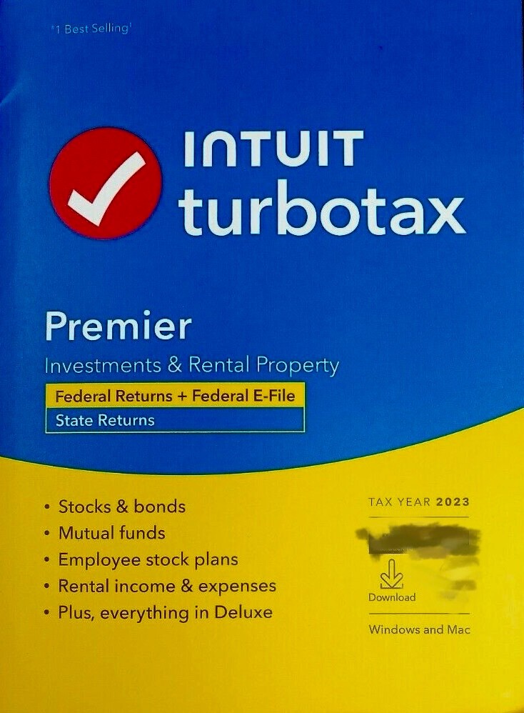 Turbotax 2023 Premier no CD, read description Portal do Turismo