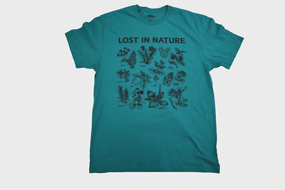 Disney Mickey And Friends Mens Mickey Mouse Lost In Nature Shirt New Large