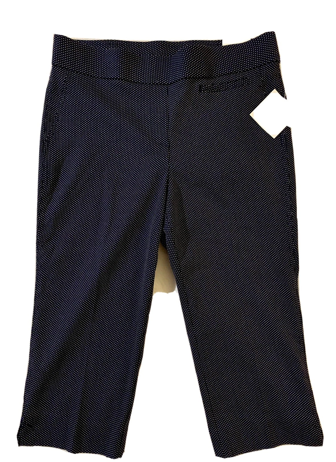 Anne Klein Women's Pants Navy Blue Size 10 Capri Stretch