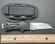 7  MCNETT Fixed Blade Scuba Diving Knife w/Sheath