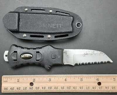 7  MCNETT Fixed Blade Scuba Diving Knife w/Sheath
