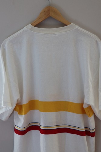 Vintage 1990s Washington, DC Capitol T-Shirt White Bulti Sz XL US Made Striped - Picture 6 of 9