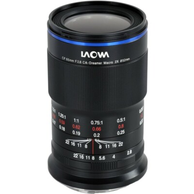 Laowa 65mm f/2.8 2x Ultra Macro Prime Objektiv - Schwarz APO MILC/SLR für Sony E Mount