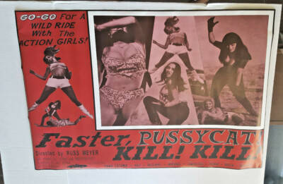 FASTER PUSSYCAT KILL! KILL! Movie Poster Vintage Repro 35
