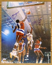 Wes Unseld Elvin Hayes Nate Archibald Porter SIGNED 16x20 Photo PSA AUTOGRAPHED