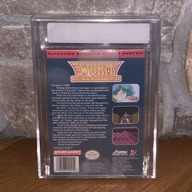 New Wurm NES Factory Sealed H-Seam VGA 75 Silver Graded Nintendo Game