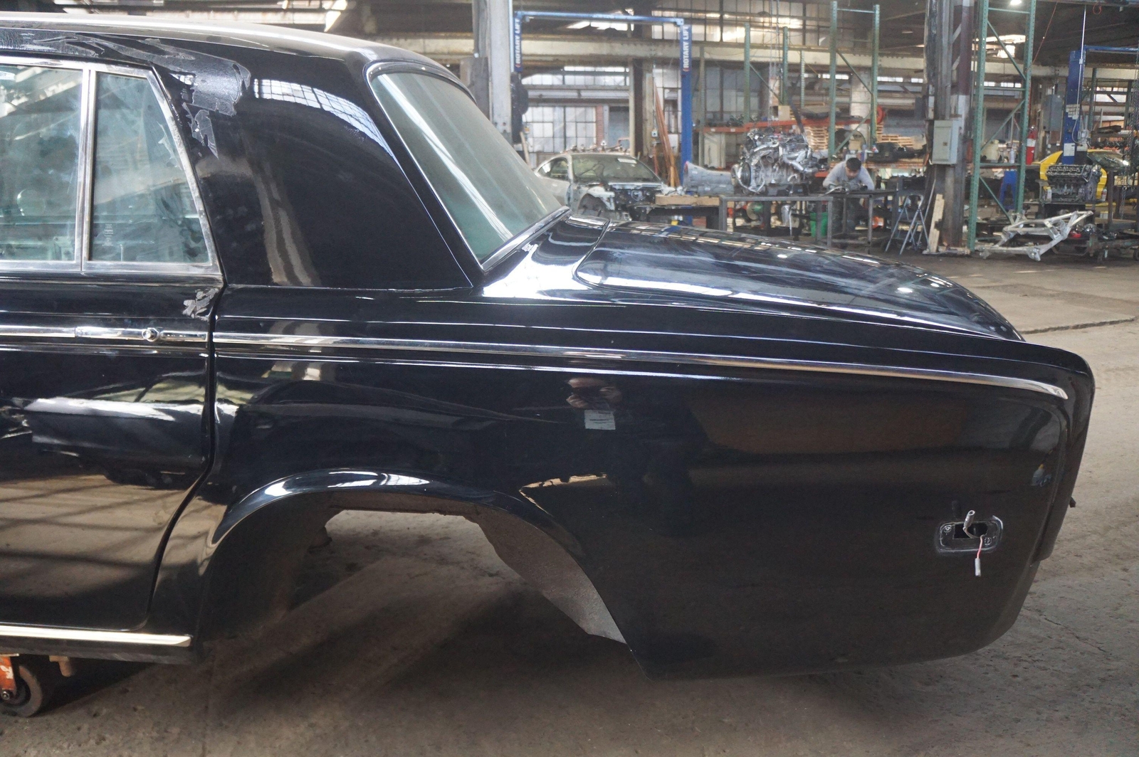 Rear Left Quarter Panel Body Structural Metal Cut Rolls Royce Silver Shadow 1973