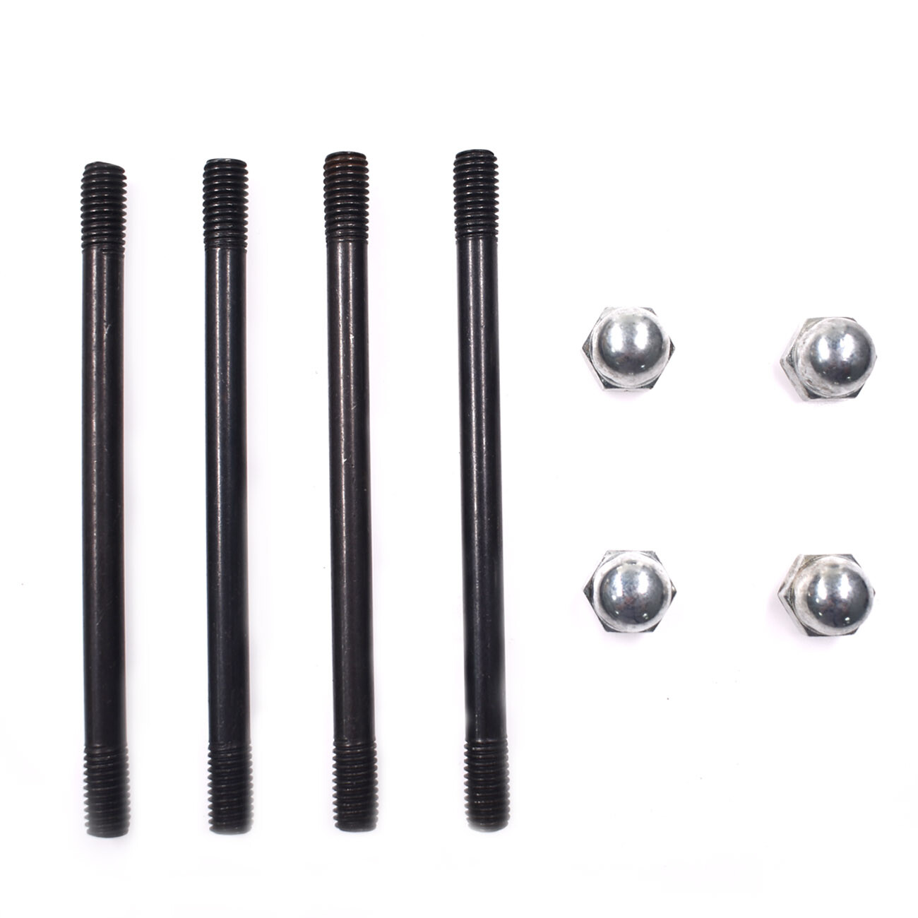 4Pcs Cylinder Head Cover STUDS BOLTS 49cc 66cc 80cc Engine Motorized Bike 8mm