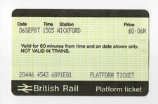 Wickford E01 - APTIS platform ticket, Essex