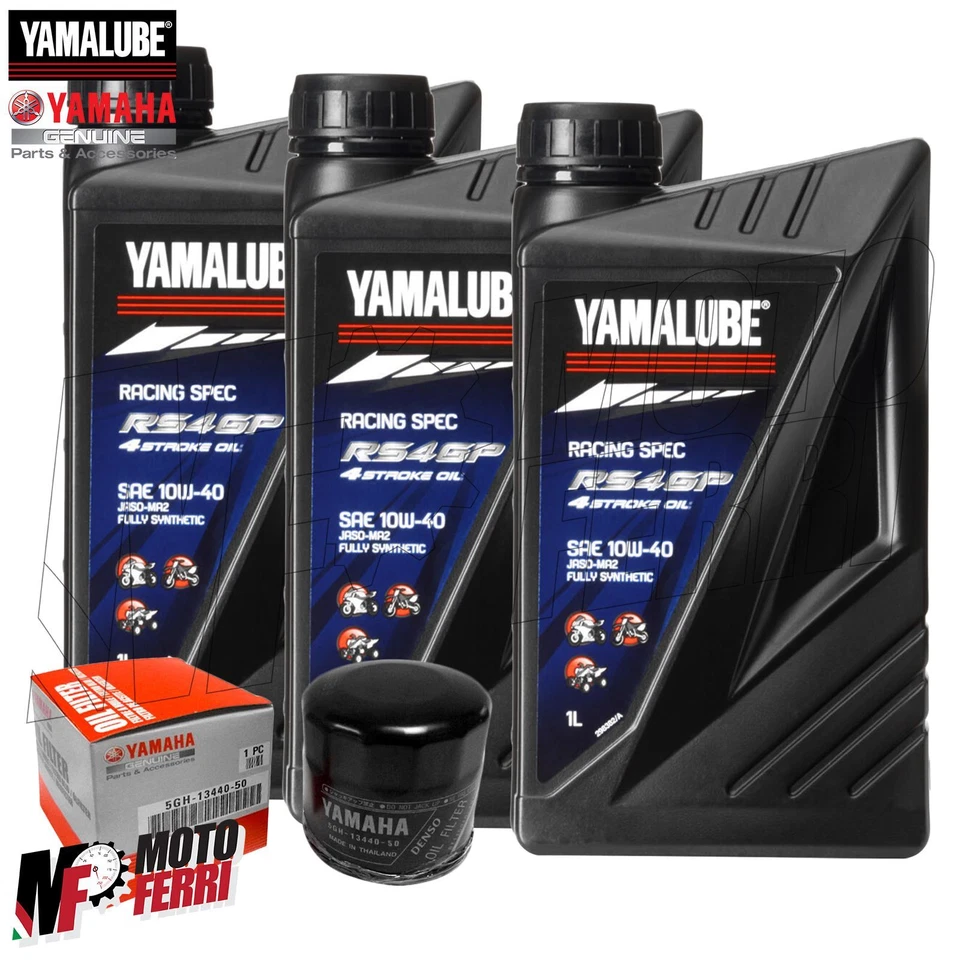 Mf6735 Mantenimiento Yamaha R6 2006/2024 - 3L Yamalube Rs4gp 10W40 Aceite + Filtro Foto 4 de 4