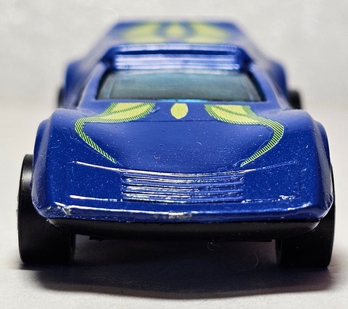 Restored Hot Wheels Redlines Buzz Off (Tri Baby), Blue, 1977 Flying Colors, HK - Picture 3 of 8