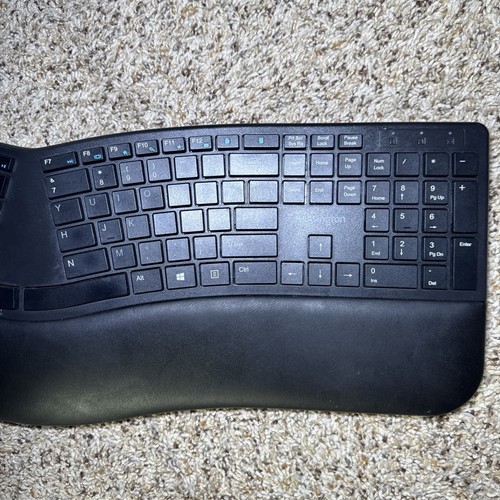 Kensington Pro Fit Ergonomic Wireless Keyboard ONLY Black K75406US - Picture 3 of 6
