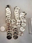 1959P WASHINGTON QUARTER 90% SILVER CH. BU BRILL UNC 40 COIN ROLL TYPE B REVERSE