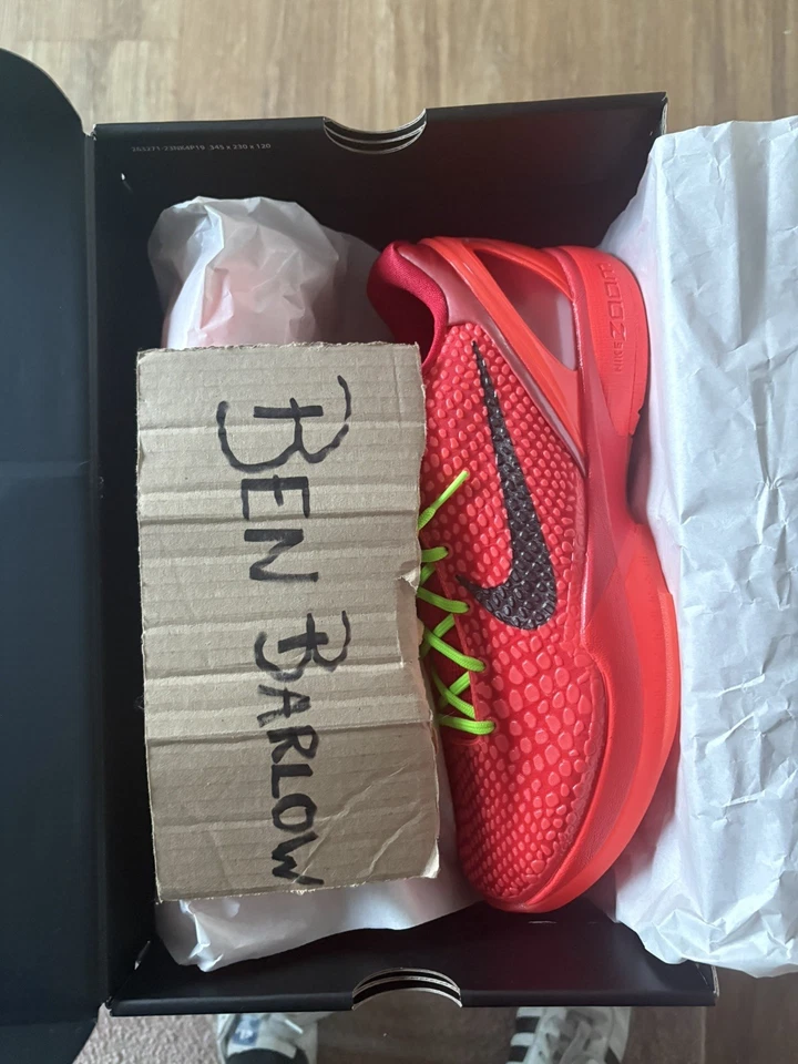 Nike Kobe 6 Protro Low Reverse Grinch - Size 11 - image 2 of 4