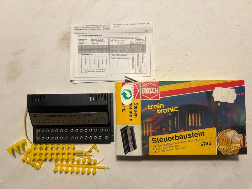 Busch 5745 Steuerbaustein, H0 und N, OVP, ansehen, Schnäppchen !!!