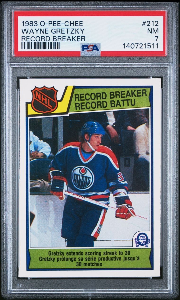 1983-84 O-PEE-CHEE HOCKEY COMPLETE SET (NM-NRMT) w/PSA Gretzky Lindbergh Stevens view 7