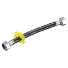 Faucet Supply Line Connector G1/2 Female x G1/2 Female 8" Hose