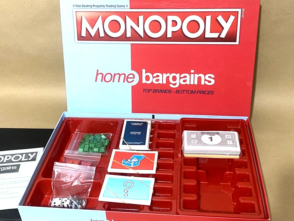 -Monopoly Home Bargains Edition Board Game Hasbro 2021 Complete - Image 2 of 4