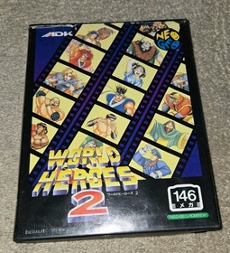World Heroes 2 SNK Neo Geo AES Japan game Complete in Box CIB Tested