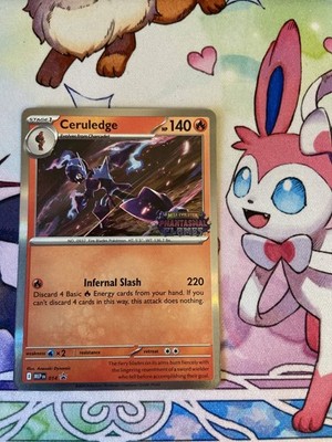 Ceruledge MEP014 - Phantasmal Flames Pre-Release Promo - NM Pokemon TCG