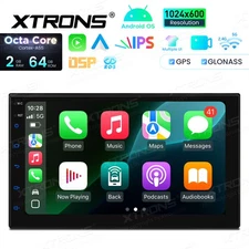 XTRONS 7" Double 2 DIN Android 14 Touch 8-Core 64G Car Stereo Radio GPS Nav WIFI