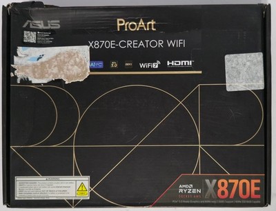 ASUS ProArt X870E-CREATOR WiFi AMD AM5 ATX Motherboard PCIe 5.0 x16 WiFi 7 *READ