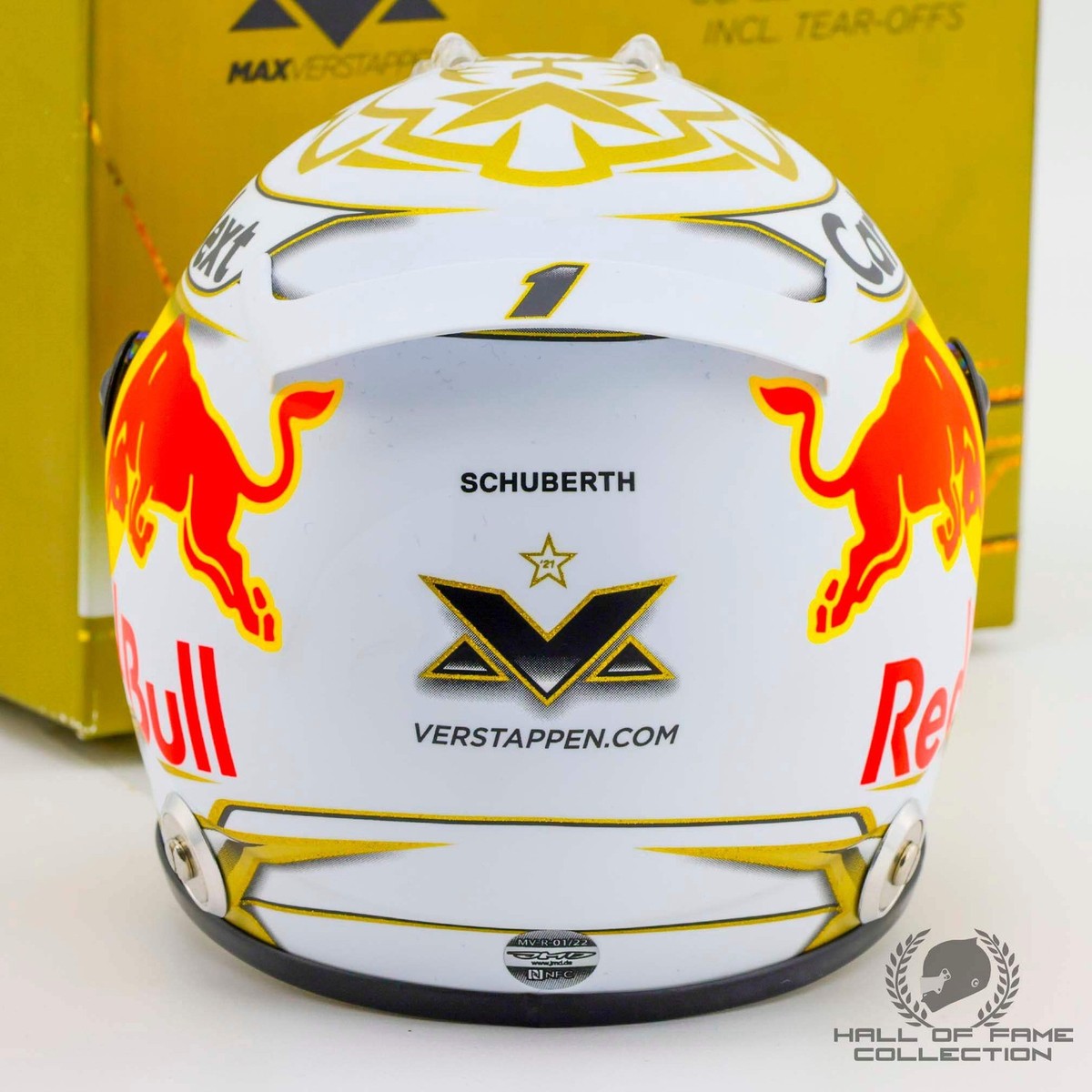 2022 Max Verstappen Signed Red Bull Racing 1:2 Scale F1 Helmet | eBay