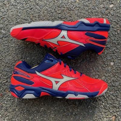 Mizuno Wave Twister 4 Indoor Shoes Orange And Blue US9 