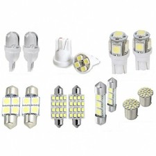 14Pcs LED Interior Lighting Kit 1.42 in Map Dome License Plate Lights White