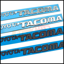 Fender Emblems Badges For 1995-2004 Tacoma Black / Silver Side Door Accessories