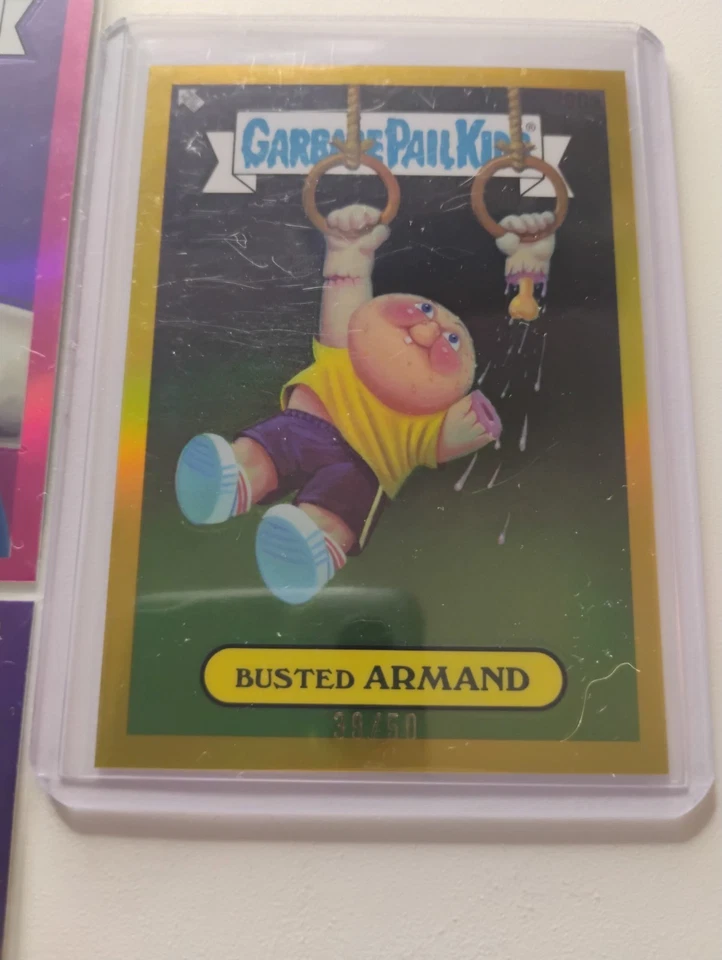 2024 Garbage Pail Kids Gold/Purple/Magenta Refractor Cards - Image 2 of 4
