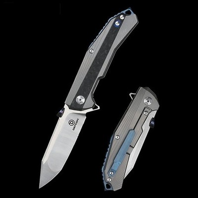 Defcon Atlas Framelock Folding Knife CPM S35VN Steel Blade Titanium - TF 5344