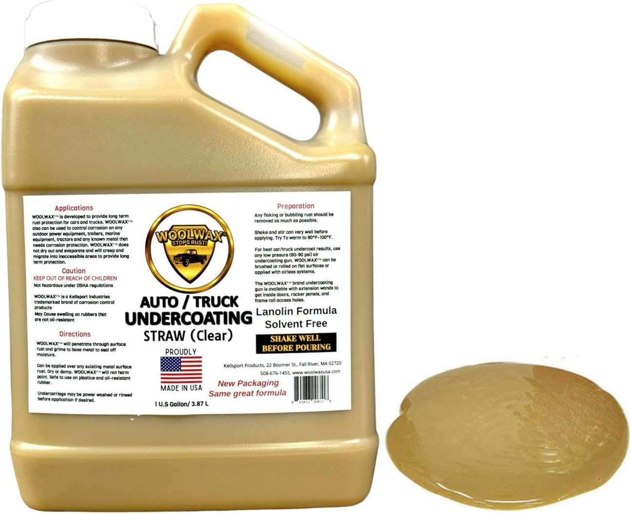 One Gallon Auto Truck Undercoating Corrosion Inhibitor Thick Long Lasting Resist