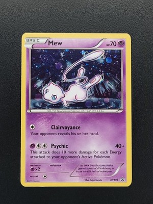 XY Black Star Promo XY192 Mew Cosmos HD GALAXY SWIRL LP | eBay
