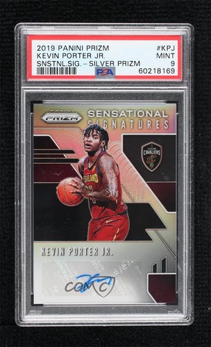 2019-20 Prizm Sensational Signatures Silver Kevin Porter Jr PSA 9 MINT Auto 4f5 - Picture 1 of 3