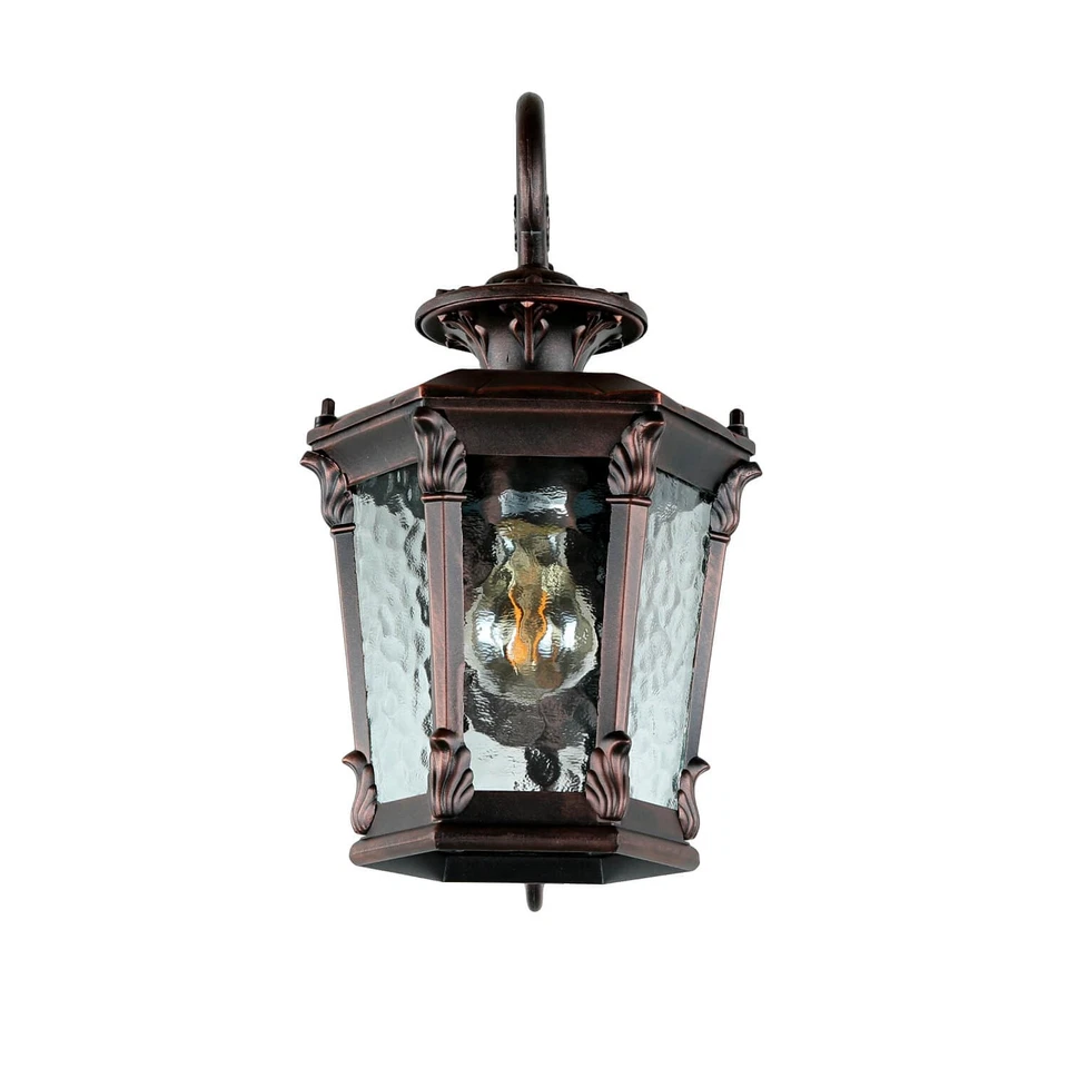 Außen Wandlampe Antik Bronze E27 regenfest 40cm Rustikal Weg Beleuchtung Balkon - Bild 3 von 4