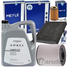 MEYLE FILTERSET+ORIGINAL 0W30 für 1.6 TDI VW POLO 6R SKODA FABIA 2 AUDI A1