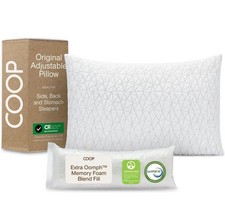 Coop Home Goods Original Adjustable Pillow, Queen Size Bed Pillows for Sleeping,