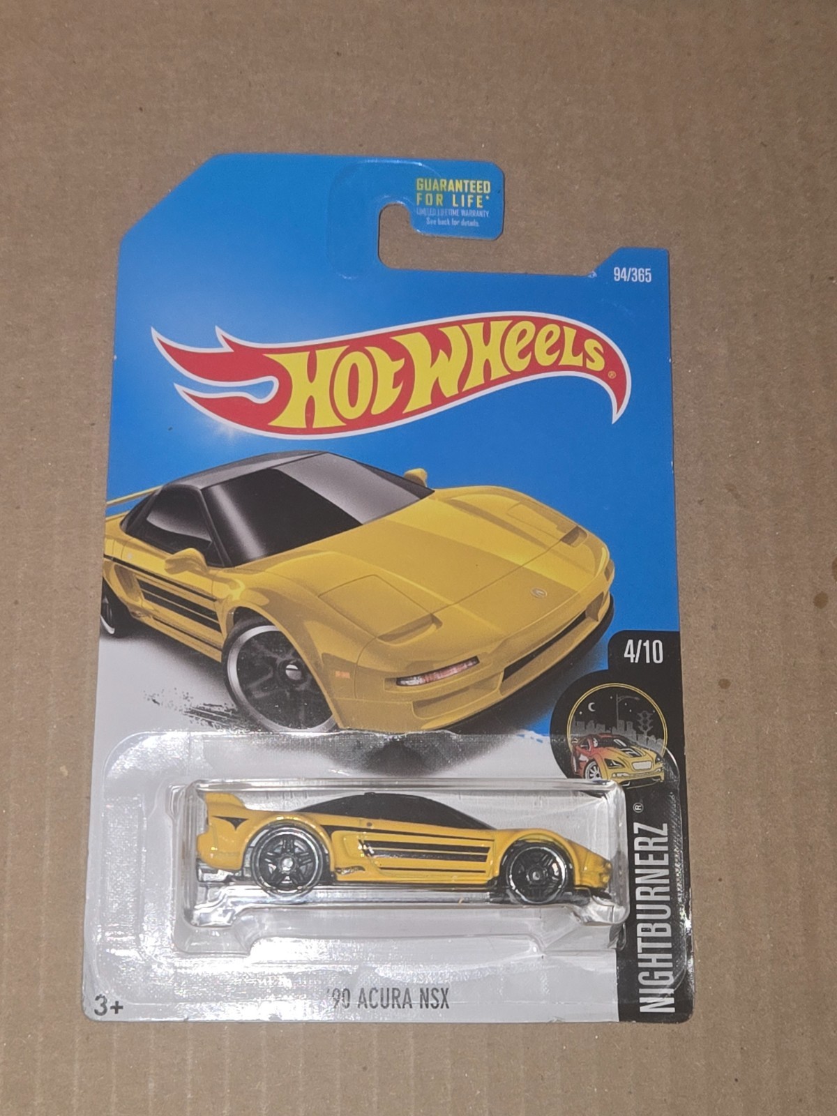 `90 Acura NSX Yellow Night Burnerz