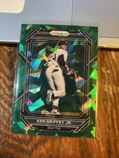 Ken Griffey Jr 2023 Panini Prizm Green Ice Prizm #175 HOF Seattle Mariners NM-MT