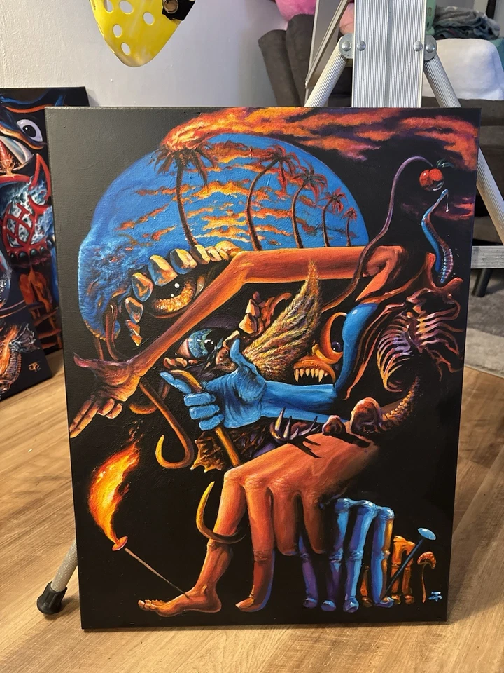 ELEPIPHINY - Acrílico sobre lienzo 18x24 Foto 3 de 4